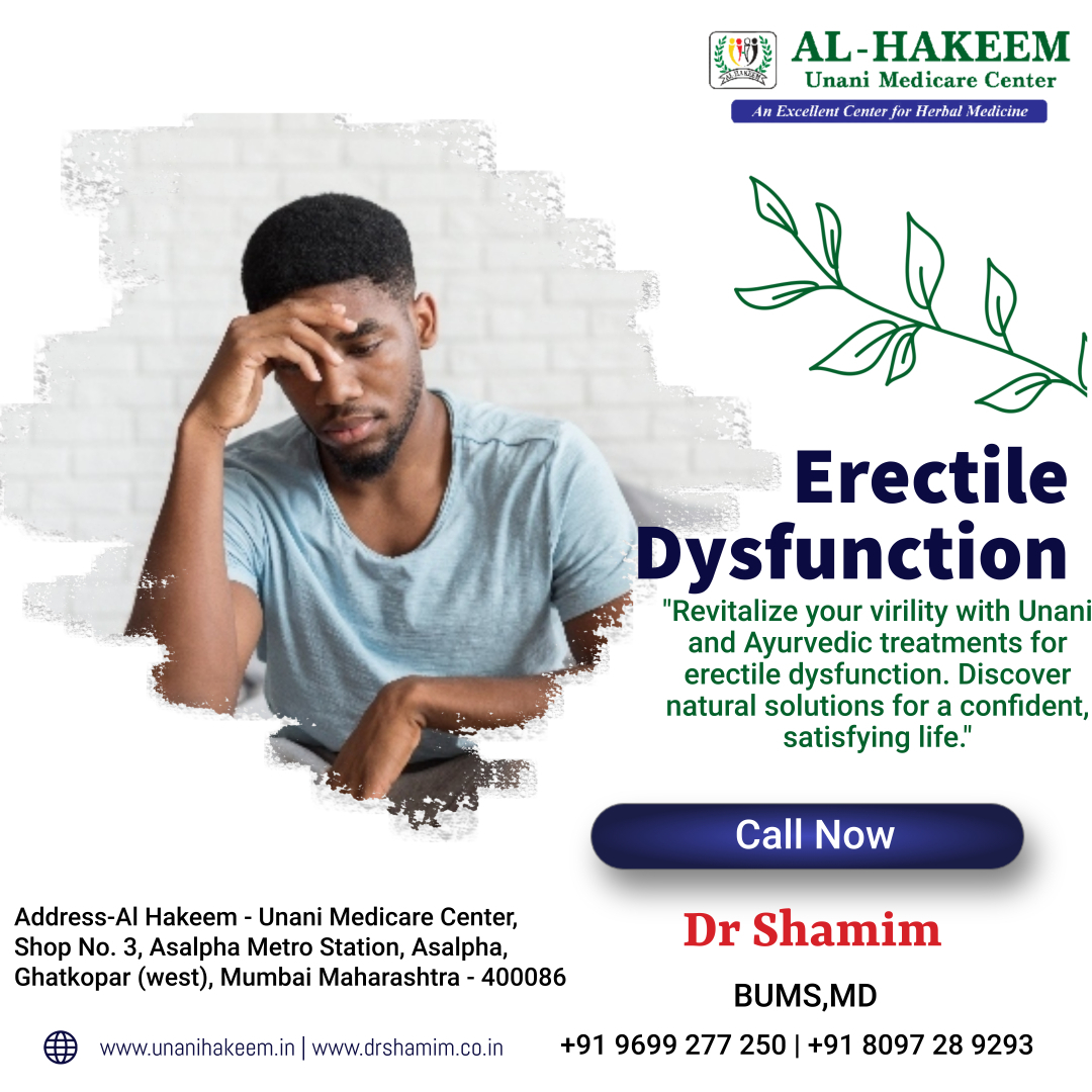 "Unlocking Solutions: Dr. Shamim delves into the Unani approach to Erectile Dysfunction."